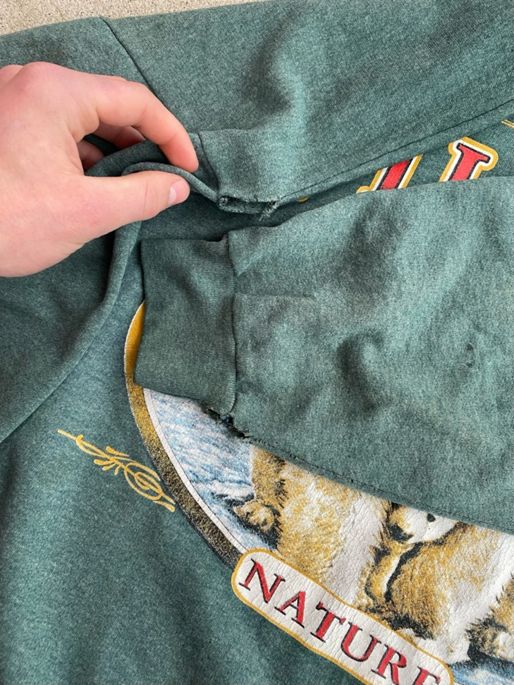 90s Vintage Wildlife Nature Crewneck - Picture 5 of 8